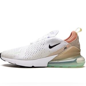 Nike Men's Air Max 270 ISPA shoes, White/Sanddrift/Pure Platinum